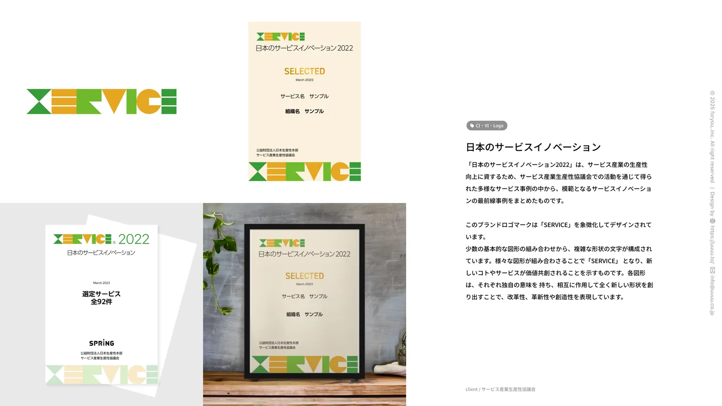 日本のサービスイノベーション（CI・VI・Logo）